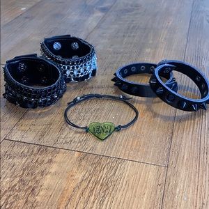 Bundle of adjustable bracelets and cuffs!